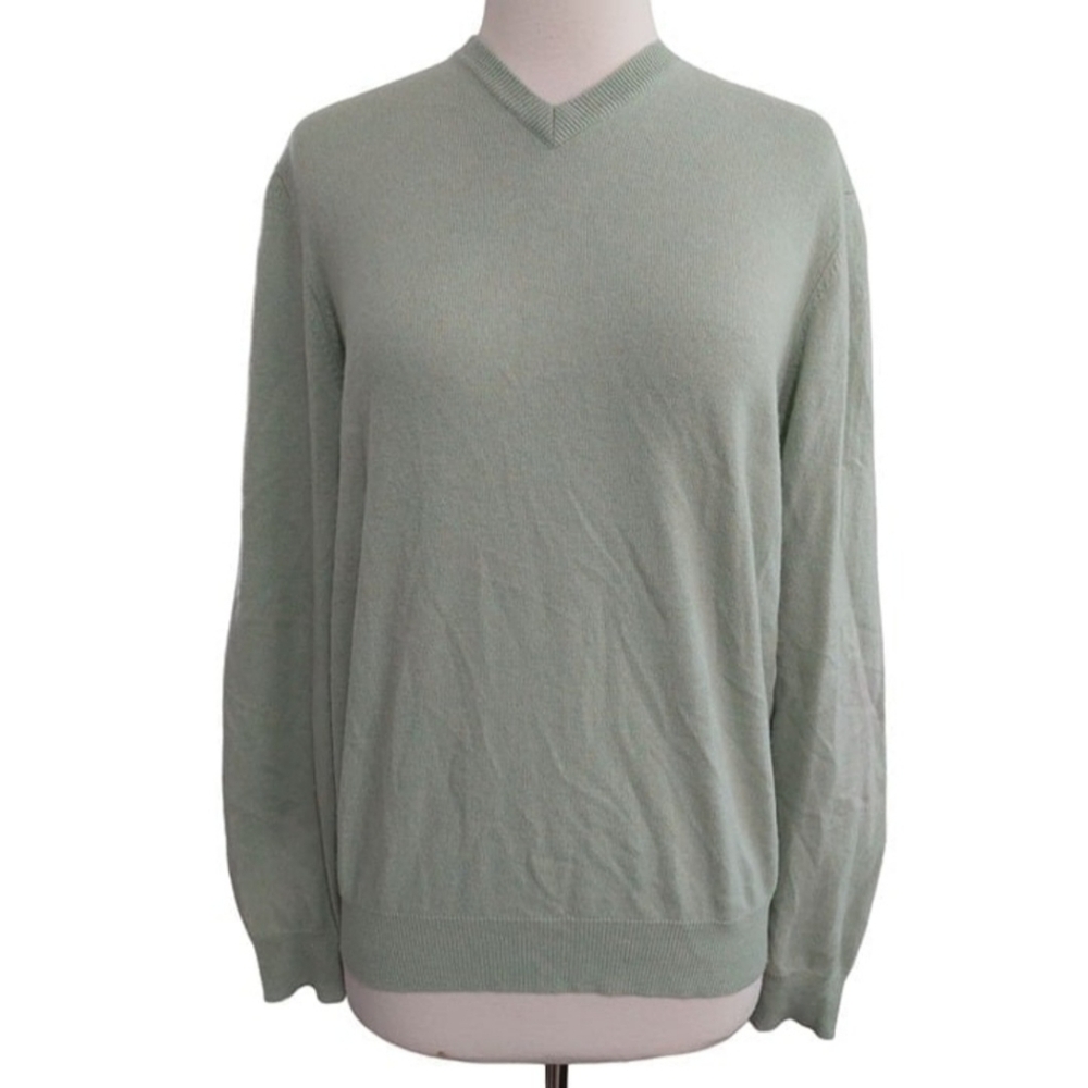 Club Room Womens Mint Green 100% Cashmere Sweater NWT Size Medium